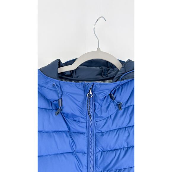 Columbia Mens Slope Edge II Hooded Zip Jacket Size XL Mountain Blue New Puffer - Picture 4 of 10